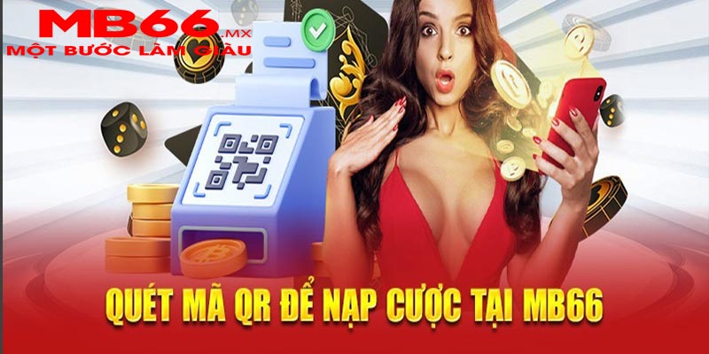 Nạp tiền MB66 thông qua phương thức quét mã QR